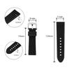 MORELLATO BRENTA 20mm Black Silicone Rubber Watch Fully Includes Replacement Tool U4025187019020M Band, Waterproof, [Officially Imported]