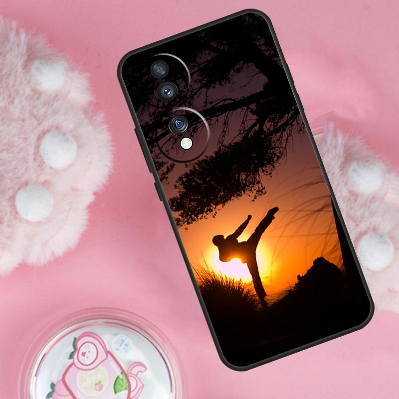 Kung Fu Taekwondo Karate Case For Honor 70 90 50 Lite X9c X8a X8b X9b X9a X8 X9 Honor 200 Lite Magic 5 6 7 Pro Cover
