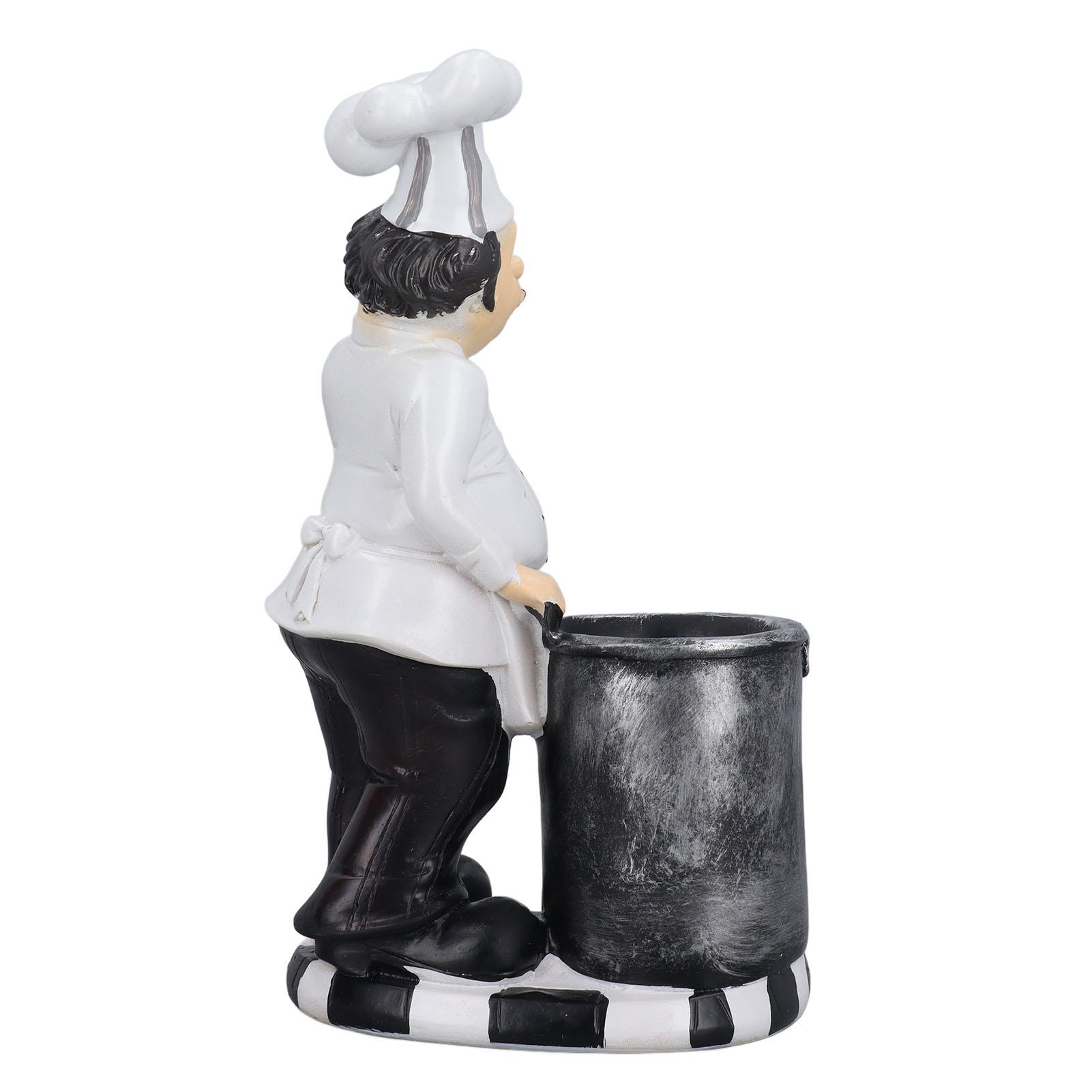 

Фигурка Декор для кухни и столовой 23x13,5x9,5см 3D Мультяшная Смола Настольная Фигурка Статуэтка Шеф-повара