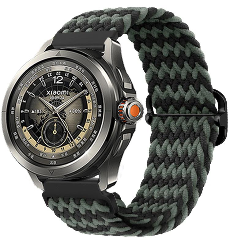 

Nylon Braided Strap for Xiaomi Watch S4 S3 S2 S1 Huawei Watch 3/4/GT3-4 Pro Fabric Bracelet Wristband for Mi Watch 2 Pro Correa Watch 4-5-6 band