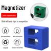 Large Fast-Recharge Screwdriver Bit Magnetizer/Demagnetizer with Strong Magnetic Ring