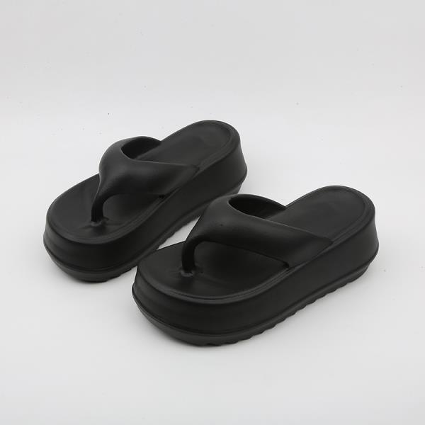 Fashion Flat Shoes Female Rubber Flip Flops Slippers Heels Platform Summer Clogs Woman Pantofle Slides Hawaiian High Beach 2025 Female S
