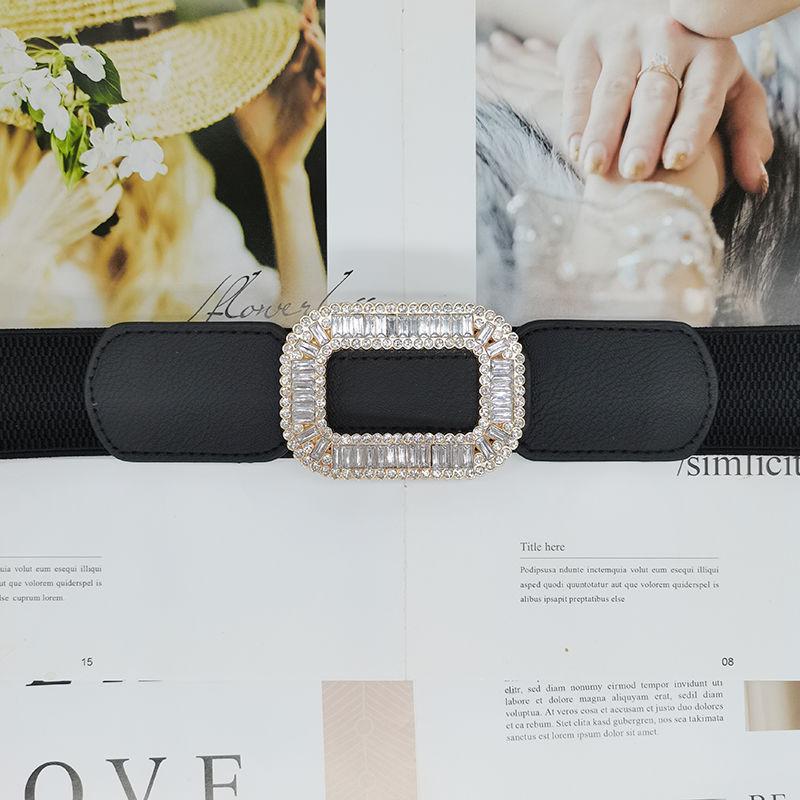 Rhinestone Fashionable Accented Womens Waist Belt For Effortless Style With Any Outfit
