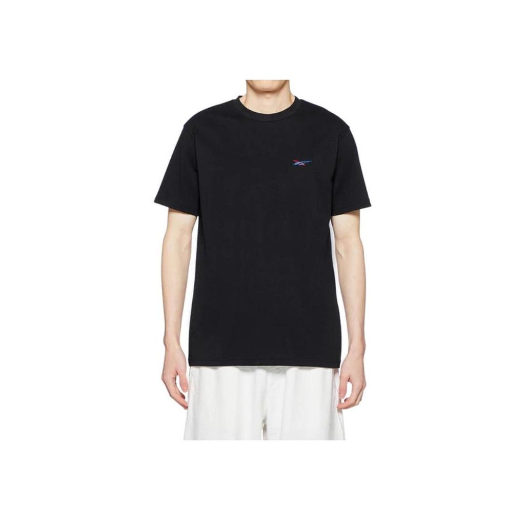 ONITSUKA TIGER Crew Neck Pullover Short Sleeve T-Shirt Unisex Tops Black 2183B200-001