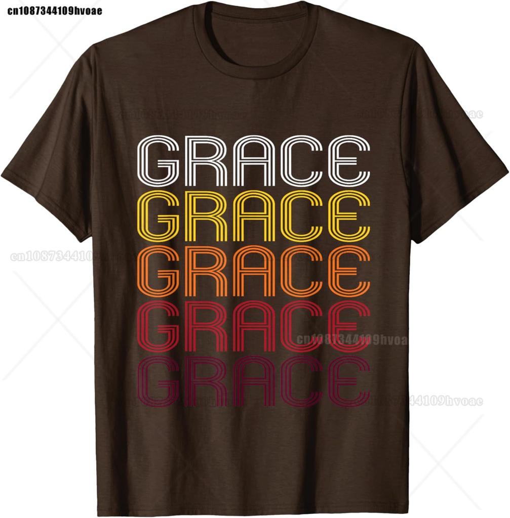 Grace Retro Wordmark Pattern - Vintage Style T-shirt T-Shirt