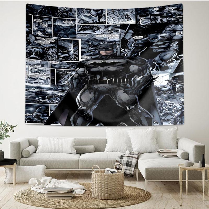 Superheroes Print Tapestry - Portable Wall Decor Cloth, for Home, Dorm, Travel, Bedroom, Living Room - Ideal Birthday Housewarming Gift