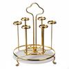Rotating Mug Tree Light Elegant Design Countertop Cup Drainage Rack Space Saving
