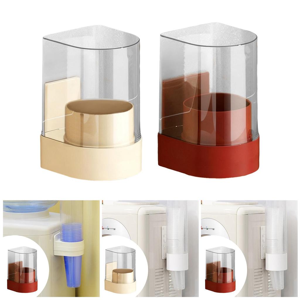 Cup Dispenser Rinsing Cups Organizer Wall Hanging Easy Dispensing Paper Cups Stand Cup Holder for Break Room Gym Restaurant