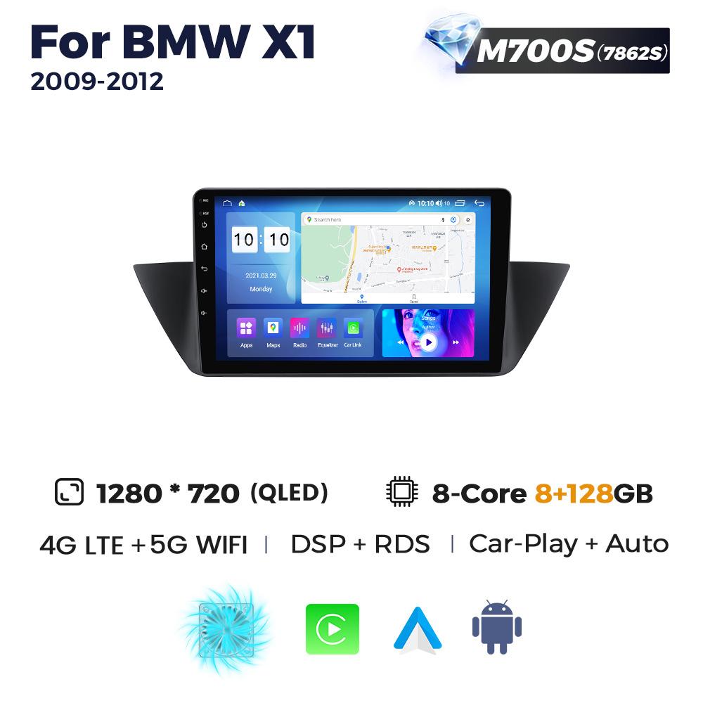 Navifly Android Intelligent Systems Car Radio Multimedia Video Player For BMW X1 E84 2009-2012 BT Carplay Auto GPS 2Din Stereo