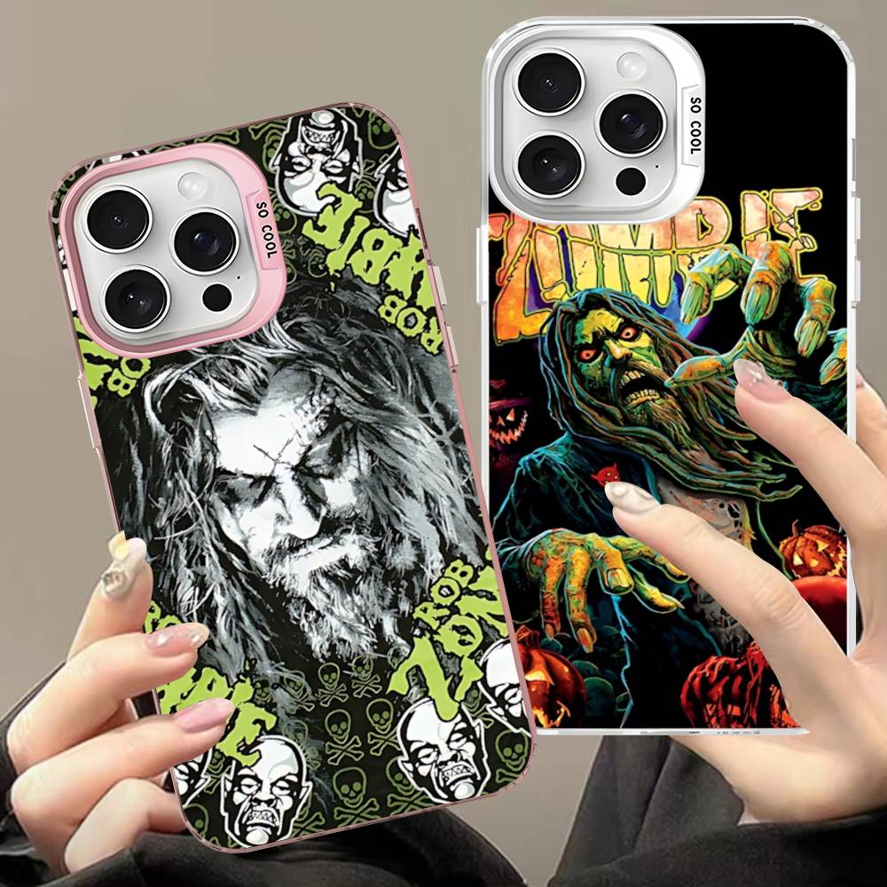 R-Rob Singer Z-Zombie Heavy Metal Band Phone Case For IPhone 17 16 Plus Pro Max 15 14 13 12 11 Matte Colorful Covers