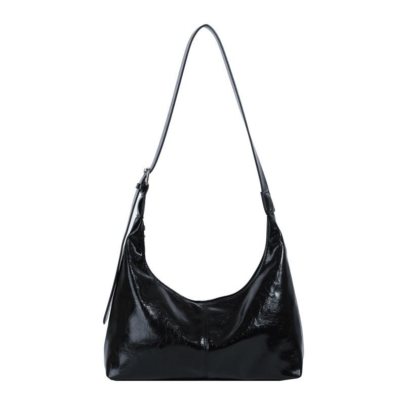 Trendy Street Style Large Capacity Pu Crossbody Bag Fashionable Minimalist Tote Handbag