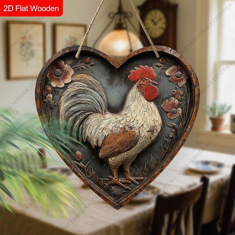 2D Flat Wooden Hanging Decorative Signs, Family Wall or Door Decoration, Garden Decoration, Housewarming Gifts for Friends