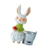 Bunny Figurine Flower Planter for Indoor