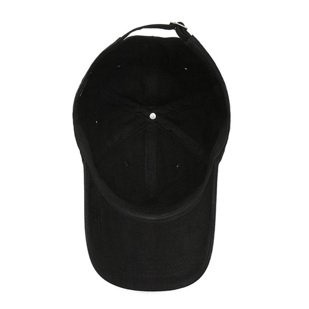 Letter Embroidery Visor Baseball Cap Adjustable Pure Cotton Peaked Cap Snapback Sun Protection Sunshade Hats