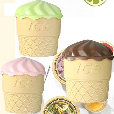 Lebensmittelechter Silikoneimer Leicht zu entformen Outdoor Eisbier Getränke Champagner Eimer Cold Brew Tee Eiswürfeleimer