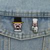 Pins Émaillés Baking Bad Cook Personnage TV Personnalisé Broches Professeur de Chimie Badges de Revers Bijoux Cadeau pour Fans Amis