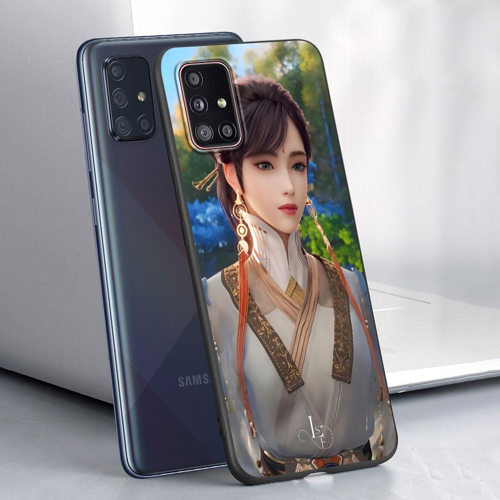 The Island of Siliang Case for Samsung Galaxy A51 A53 A54 A31 A52 A12 A13 A21s A22 A32 A11 A22 A33 A41 A52s A73 TPU Phone Cover