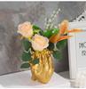 Creative Heart-Shaped Vase Sculpture, Perfect for Displaying Bouquets or Dried Flowers, Stylish Tabletop Decoration Ornament