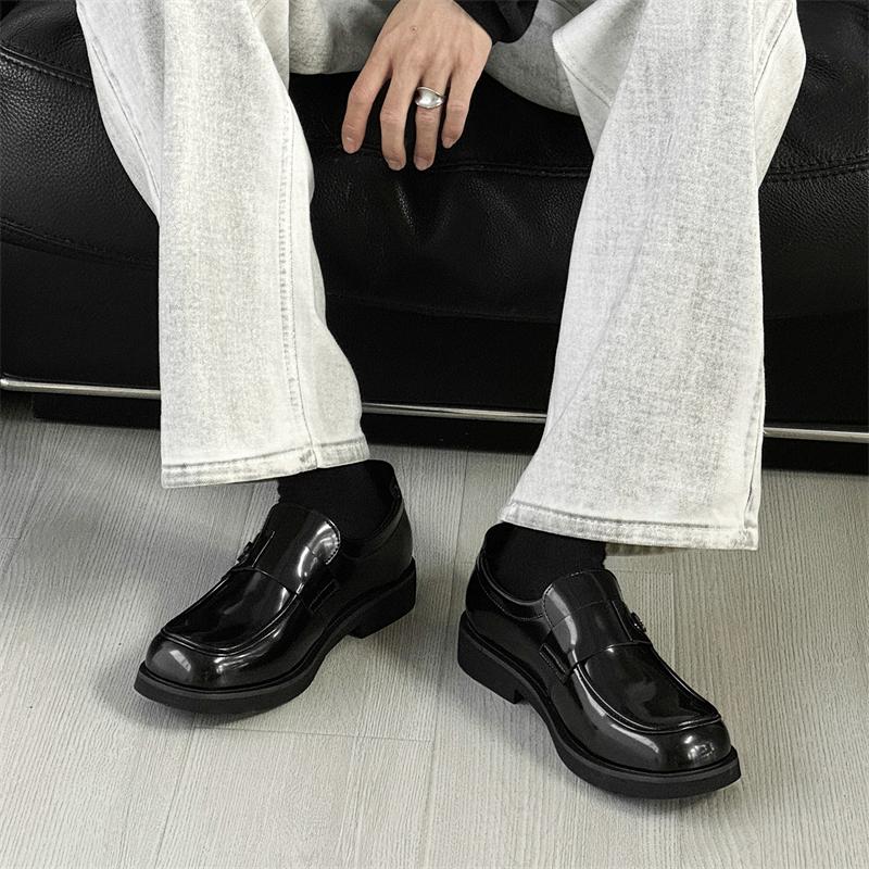 Fashion Couple's Thick Soled Loafers Trendy and Versatile Design Styles Outdoor Leisure Fashion Party Daily Handsome Young Man Shoes