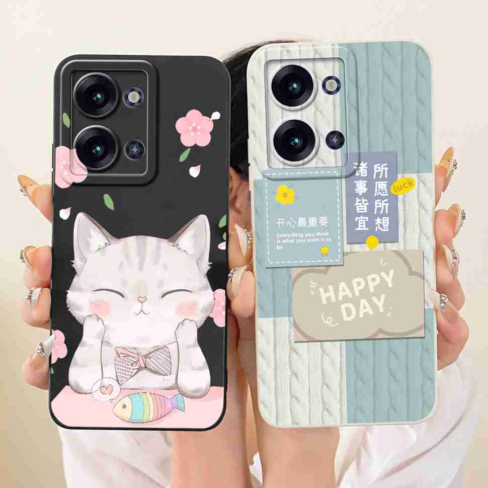 For itel P40+ P683L 6.8" Case Simple Style Printing Silicone Back Cover Coque For ITEL P40 Plus P683L 6.8" Phone Cases Bumper