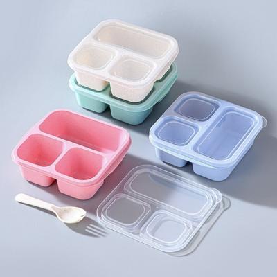 Three-compartment Snack Box For Snacks , And Offices Workers; Airtight Container For Refrigeration ,outdoor ,travel
