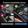 Echte Kohlefaser-Schalthebelmanschette für BMW X3 G45 M3 G80 2025 IX i20 2021-2025 i5 G60 5er G60 2024 2025 LHD