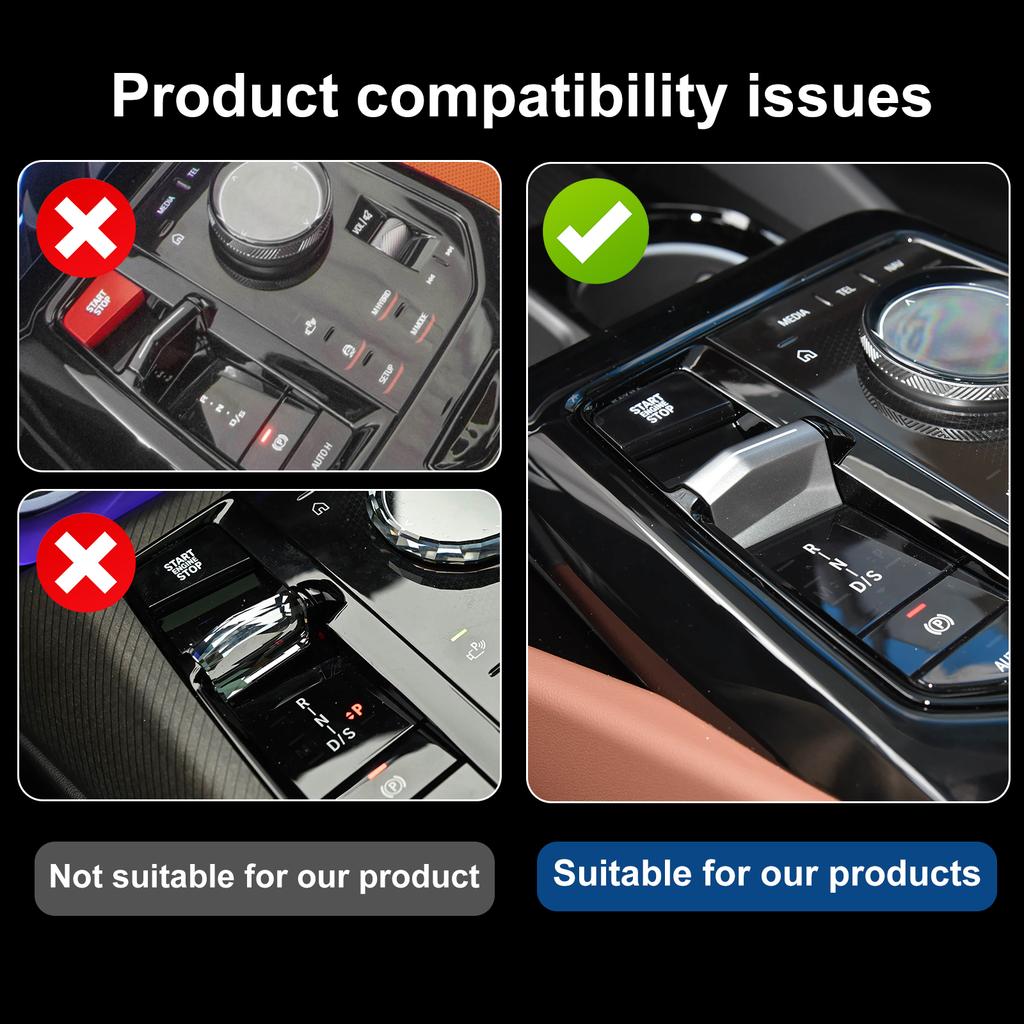 Echte Kohlefaser-Schalthebelmanschette für BMW X3 G45 M3 G80 2025 IX i20 2021-2025 i5 G60 5er G60 2024 2025 LHD