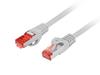 Patchcord Lanberg S/FTP Kat.6 2m LSZH CU Fluke Passed Szary