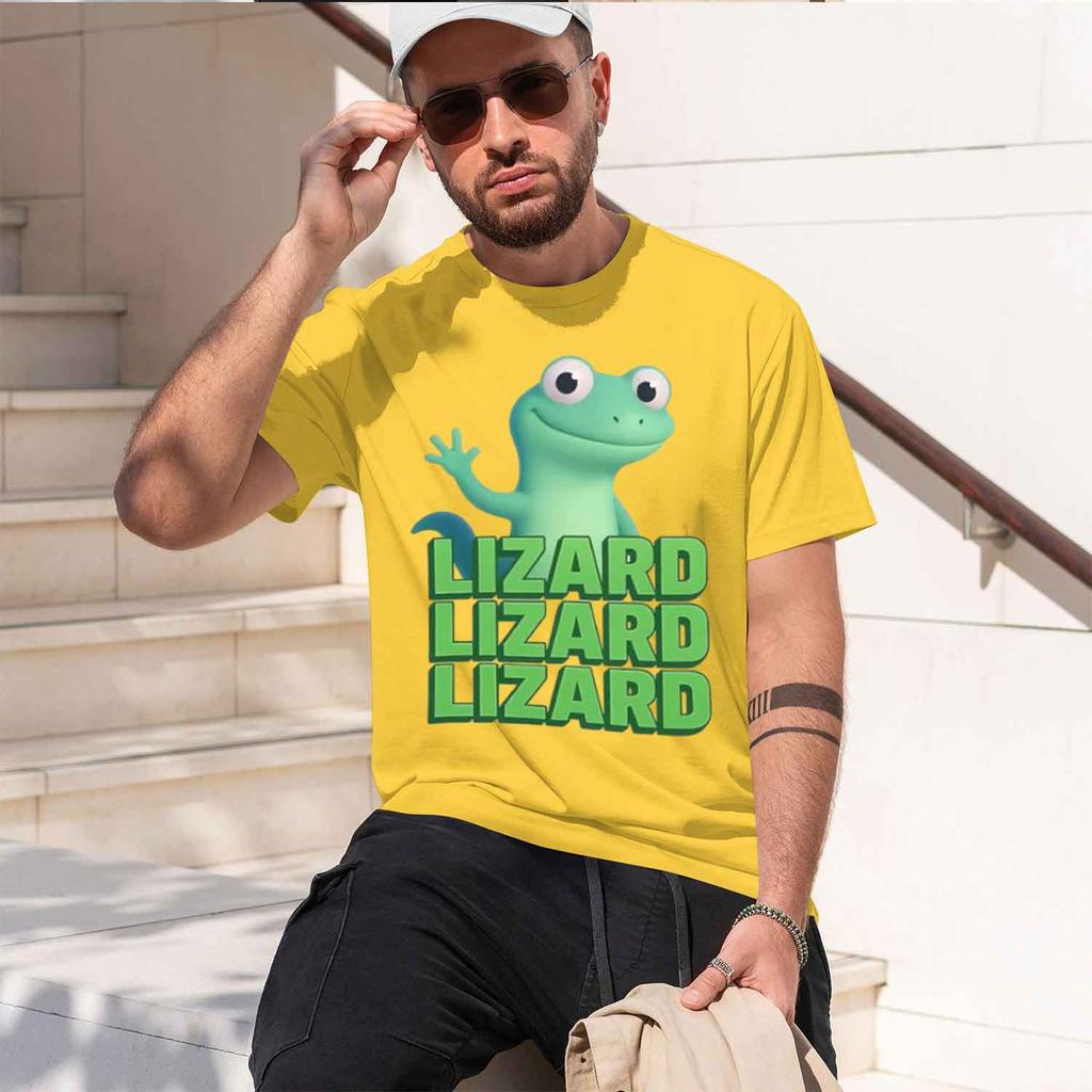 Lizard Lizard Tshirt For Unisex Unisex Funny Weirore Y2k Clothes Casual Loose Short Sve T Shirt Round Ne S 2026 New Model Shortsle
