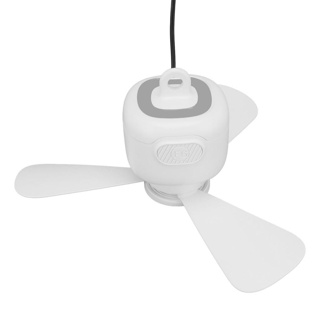 Hanging Ceiling Fan USB Silent Space Saving Portable Ceiling Fan for Dormitory Outdoor Camping