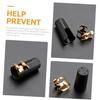 Abaodam Saxophone Ligature Mouthpiece Cap Set, Black, Metal, Alto Saxophone Cap Clip, Musical Instrument Accessory, Playing, Practice, Replacement