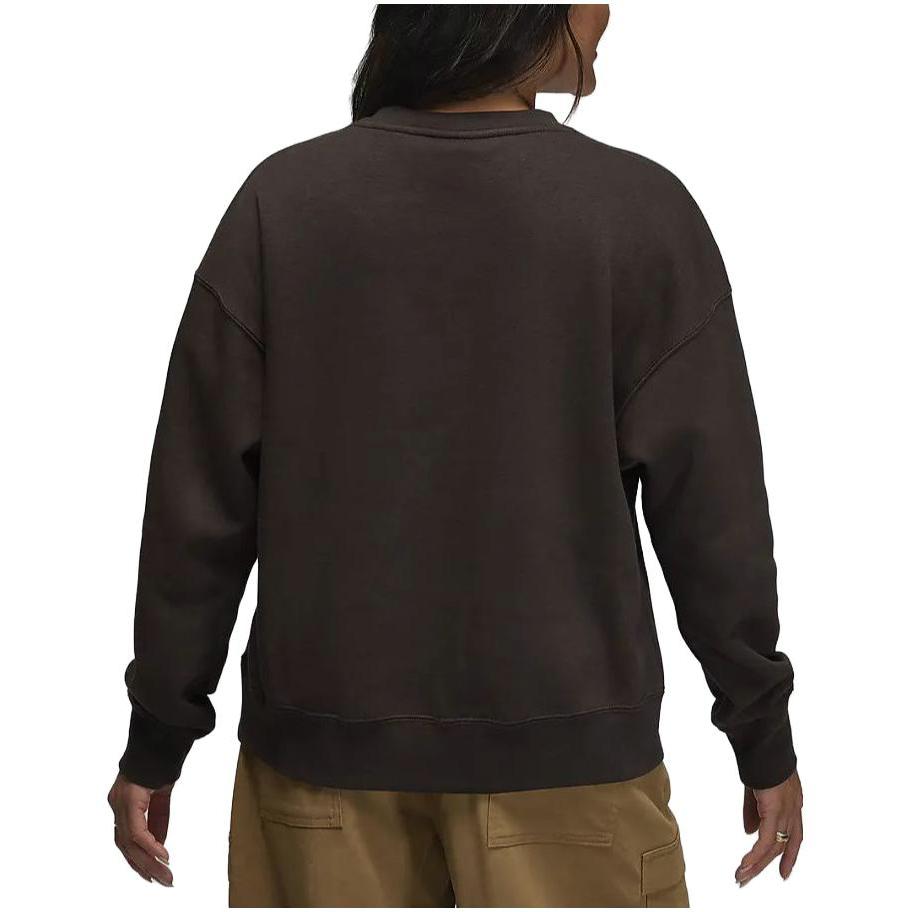 Jordan Brooklyn Plain Velvet Sweatshirt Women Tops Velvet-Brown FN4492-220