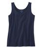 LL Bean Beans Layering US Size Classic 1000040561 Women's Tank, Fit, Regular, M, Navy,