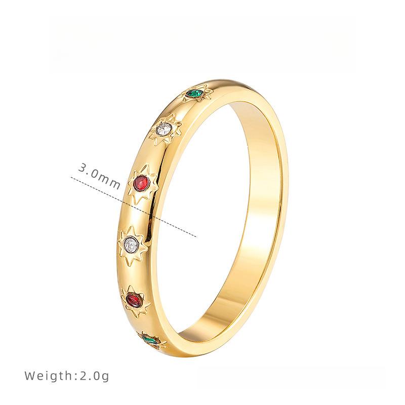 

Кольцо с бриллиантом Zir*****ctagram класса люкс, нишевый дизайн, титановая сталь, не тускнеющая ювелирная бижутерия, драгоценные камни 9