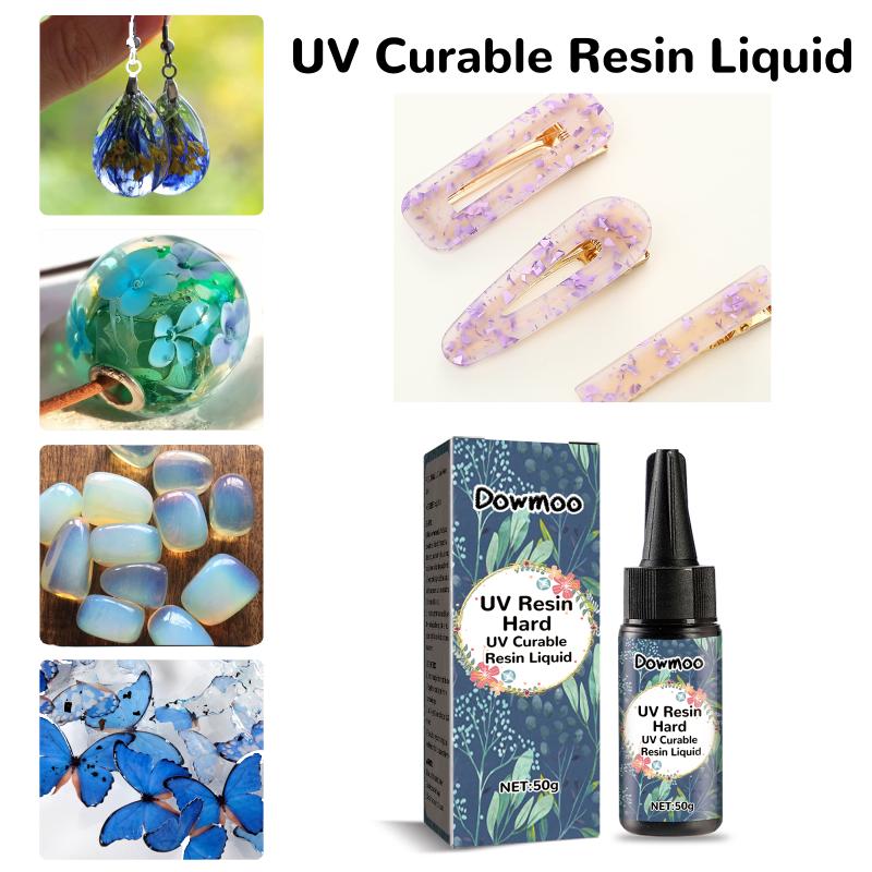 Dowmoo Uv Bonding Welding Glue Crystal Clear Epoxy Resin Quick Drying High Transparency Adhesive For Jewelry Making one size
