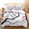 3D Printed Plum Blossom Bedding, Flower Down Duvet Cover Pillowcase, 2/3pc Women's Cover Gift, Chinese Style Bed Cover, King Queen Bed