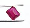 7.40 Carat High-class Quality Emerald Shape Red Ruby Certified Burma Gemstone SN500