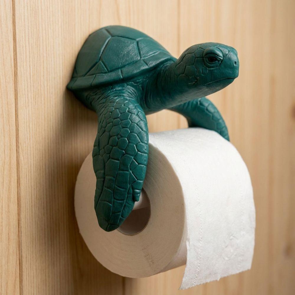 Shark Turtle Paper Towel Stand 3D Printed Toilet Tissue Rack Novelty Tissue Roll Holder  Home