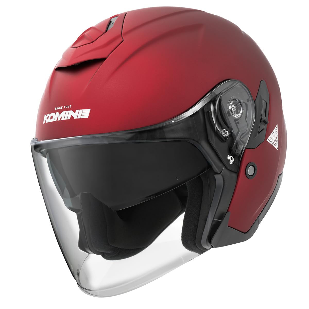 

KOMINE FL Composite FRP Jet Helmet for Mat Metal Red M HK-172 Motorcycles,