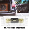 uxcell ANL Fuse Holder Car Audio 0 4 8 Gauge Inline Transparent Fuse Block