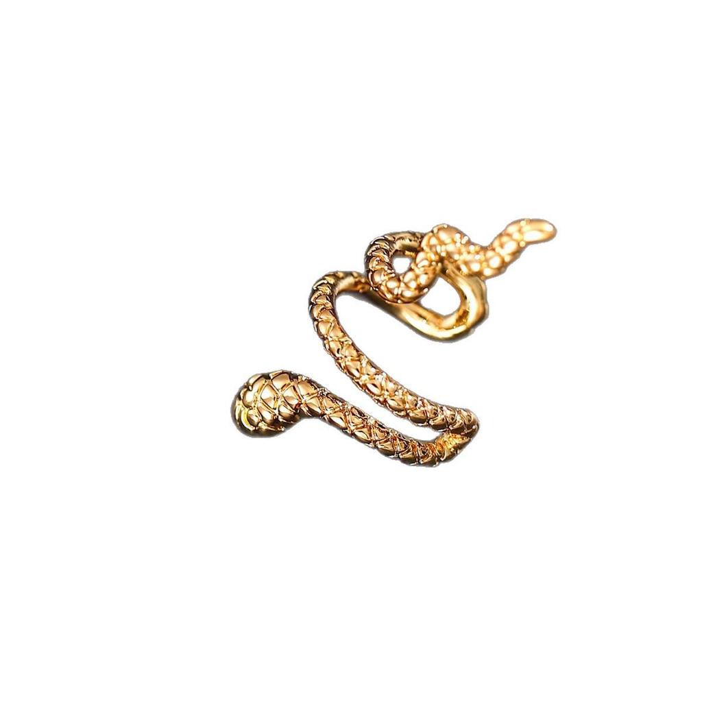 Gold Snake Shape Women's Ear Cuff (No Piercing Needed) - Unique Jewelry Accessory