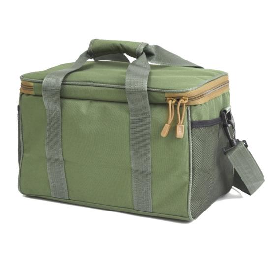 Fishing Tackle Bag Square Multi-pocket Smooth Zipper Adjustable Shoulder Strap Portable Large Capacity