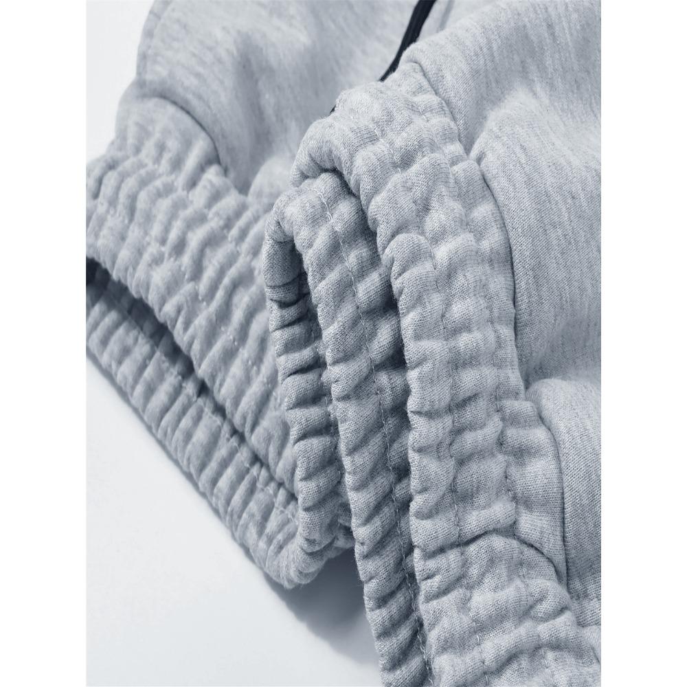 Calças Esportivas Casuais Masculinas Escuras de Perna Reta e Calças de Perna Larga com Nova Estampa Dominadora