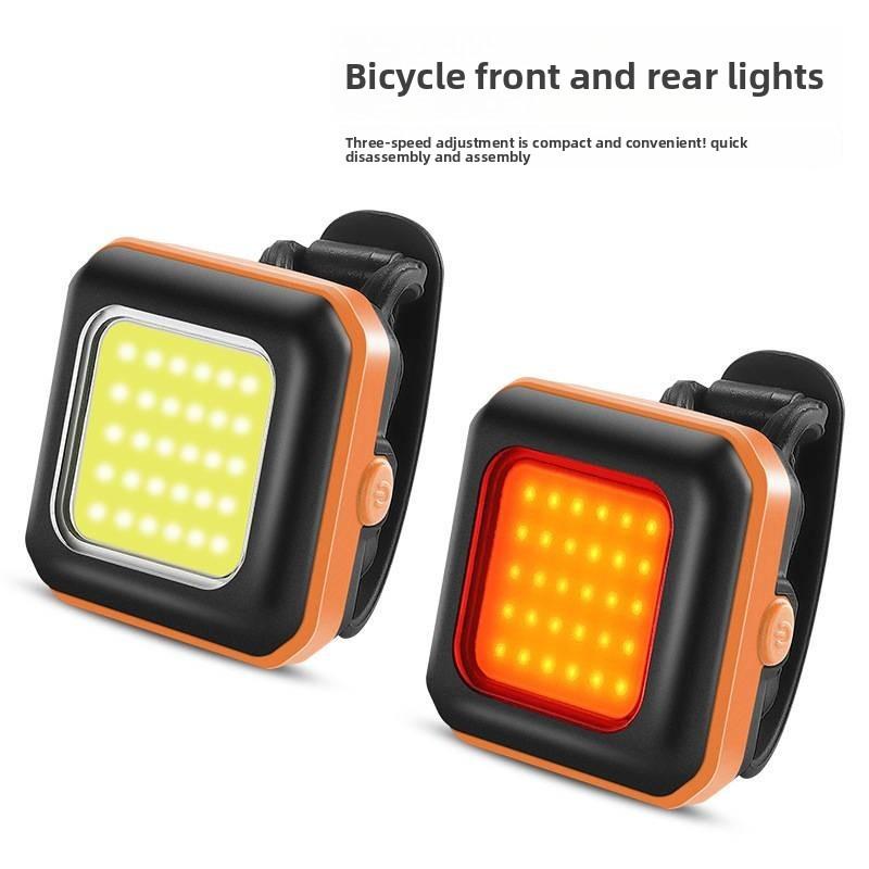 Mountain Bike Front Light Waterproof Rechargeable With High Brightness For Night Riding