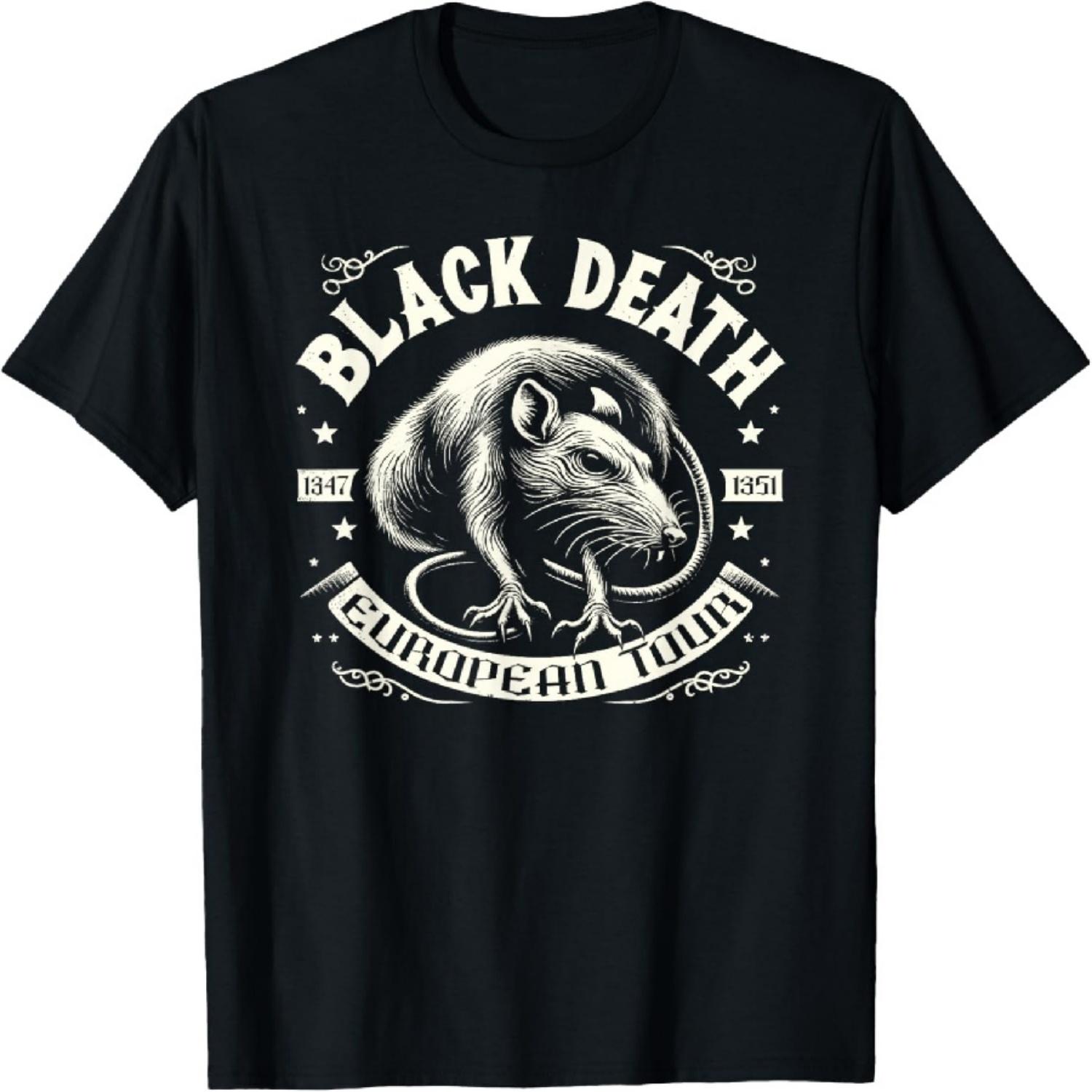 

Black Death European Tour, Ren Faire Medieval History T-Shirt S