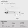 Haoge Metal Thumbs Up Hand Grip for Leica Q2 Camera THB-QS Silver Hot Shoe Thumb Rest
