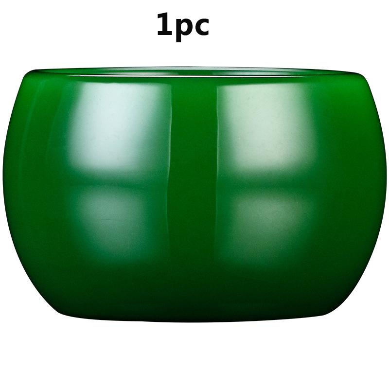 

Чайная чашка Vert Empire из нефрита, фарфоровая чашка Master Cup, одинарная чашка для зеленого чая, большая имитация нефрита, глазурованный чайный сервиз Kung Fu <200ml
