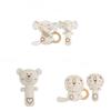 Baby Organic Cotton Rattle Set With Grasping And Soothing Features For Newborns