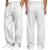 Herren Freizeithose Farbe Jogginghose Gerades Bein mit Elastischem Bund