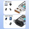 120W Usb To Type C Otg Adapter Usb A Male To Type C Female Cable Converter For Macbook Iphone Ipad Huawei Matepad Xiaomi Laptops
